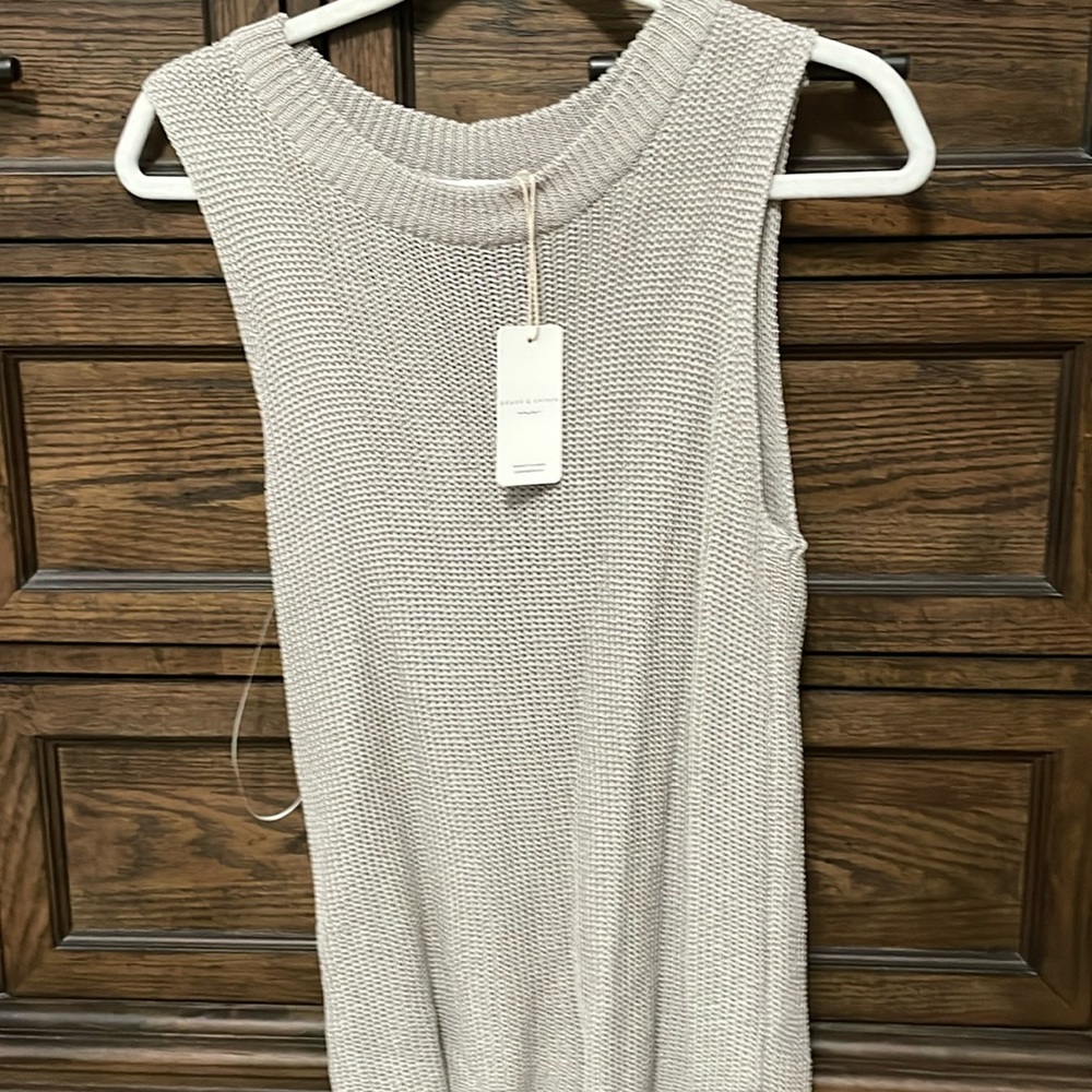 Sweater tank top